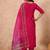 PINK EMBRODEIRY WORK WITH DIGITAL DUPATTA AND FABRIC COTTON BLEND KURTI PANT DUPATTA SET