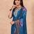 BLUE EMBRODEIRY WORK WITH DIGITAL DUPATTA AND FABRIC COTTON BLEND KURTI PANT DUPATTA SET