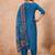BLUE EMBRODEIRY WORK WITH DIGITAL DUPATTA AND FABRIC COTTON BLEND KURTI PANT DUPATTA SET