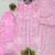 pink color embroidery work silk blend  salwar suit
