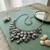 Silver color oxidised necklace for women