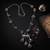 Traditional silver color oxidised necklace