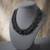 Designer black color oxidised choker necklace