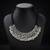 Silver & white color designer oxidised necklace
