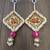  traditional multicolour shubh labh square moti chudi decoration  hanging for home decor hangings (pack of 2)