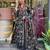 NAVYBLUE FLORAL DIGITAL PRINT DESIGN AND COTTON BLEND FABRIC ANARKALI KURTI PALAZZO DUPATTA SET