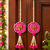 traditional beautiful shubh labh hanging wall hanging for decor wall hanging for home decor hanging (pack of 2) 