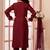 Maroon embroidered art silk straight cut kids salwar suits