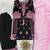black color embroidery and mirror work rayon salwar suit