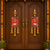 decorative handmade mdf cow mandir satiya hanging decoration  hanging for home decor hanging (pack of 2)