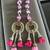 handmade multicolour rose moti chudi cone hanging for decoration  hanging for home decor hanging (pack of 2)