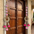 handmade multicolour rose moti chudi cone hanging for decoration  hanging for home decor hanging (pack of 2)