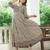 Reyon grey anarkali gawn