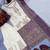 Lavender And White Color Embroidery Work Georgette  Salwar Suit
