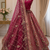 rani pink color Embroidered Detailed Thread Sequins and Diamond work Satin Lehenga Choli set