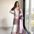Purple  And White Color Embroidery Work Georgette  Salwar Suit