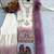 Purple  And White Color Embroidery Work Georgette  Salwar Suit
