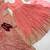 light orange color hevvy sequins emrodery work faux georgette gown set