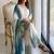 Teal  And White Color Embroidery Work Georgette  Salwar Suit