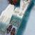 Teal  And White Color Embroidery Work Georgette  Salwar Suit