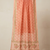 Orange block printed dupatta