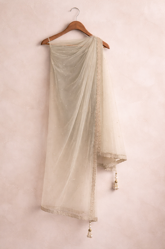 Pear net dupatta