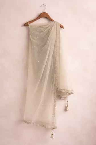 Pear net dupatta