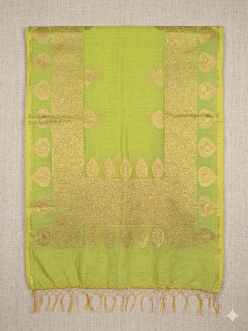 Lime green dupatta