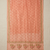 Orange block printed dupatta