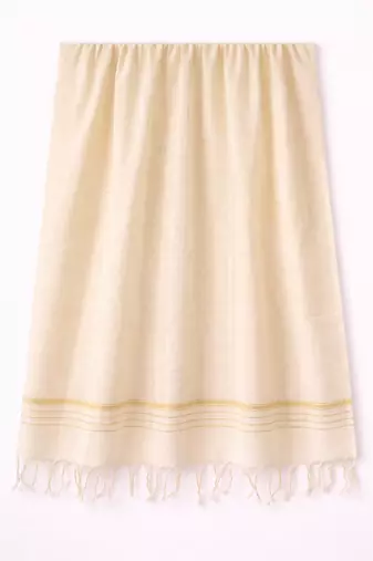 Beige chanderi dupatta