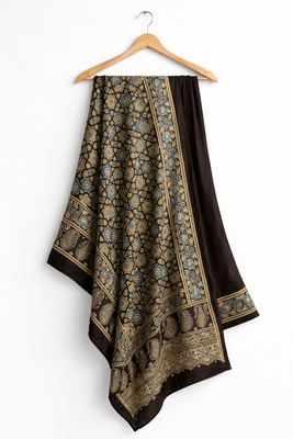 Modal silk ajrakh dupatta 1