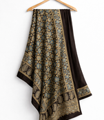Modal silk ajrakh dupatta