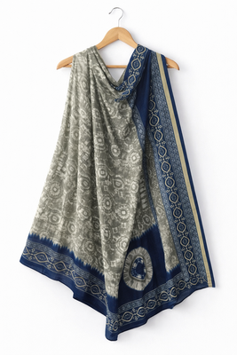 Printed semi silk dupatta 1