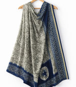 Printed semi silk dupatta