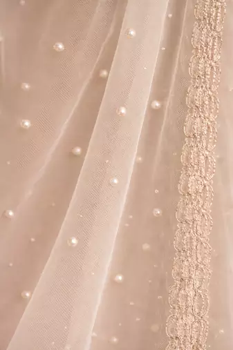 Pear net dupatta