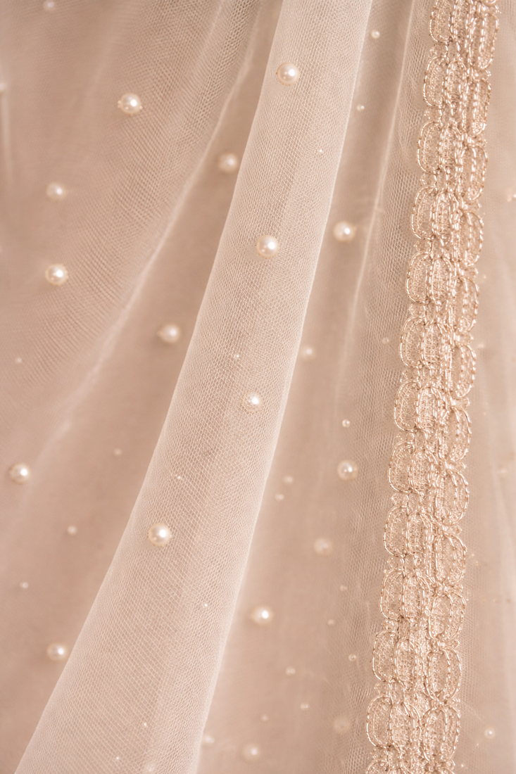 Pear net dupatta