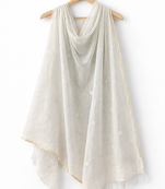 Chikan cotton dupatta