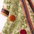 Green embroidered dupatta