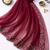 Maroon embroidered dupatta