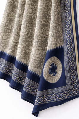 Printed semi silk dupatta 2