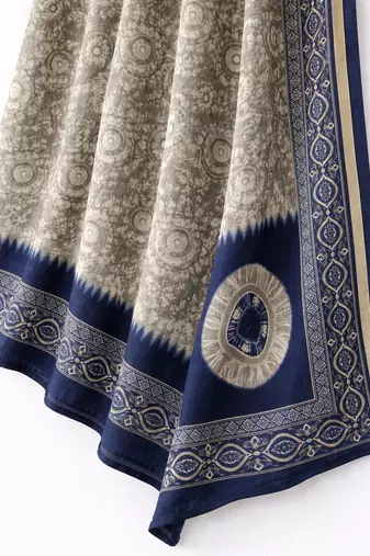 Printed semi silk dupatta