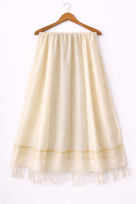 Beige chanderi dupatta 2