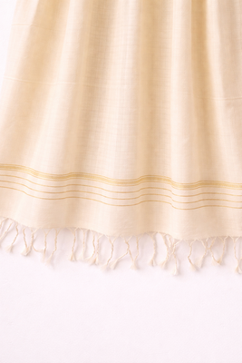 Beige chanderi dupatta 3