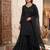 black color embroidery and sequince work georgette salwar suit