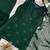 dark green color embroidery and sequince work georgette salwar suit