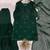 dark green color embroidery and sequince work georgette salwar suit