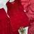 red color embroidery and sequince work georgette salwar suit