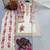 White Color Embroidery And Sequence Work Georgette Salwar Suit