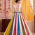 White Rayon Navratri Lehenga Choli Set