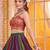 Multicolor Georgette Navratri Lehenga Choli Set
